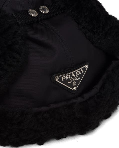 prada fur cap|prada canvas hats.